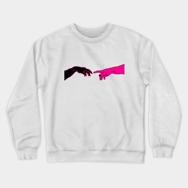 Creation of Adam Pink Crewneck Sweatshirt by AndyDesigns